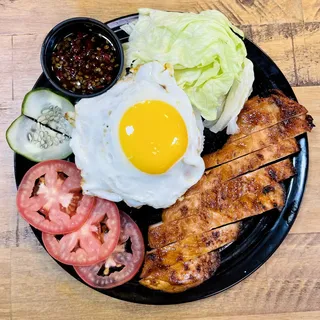 13. Grilled Chicken Breast with Rice