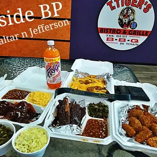 New location in BP corner of Gibraltar and Jefferson Wonderful has 2 tables for dining inside