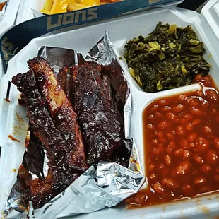 Ribs Greens n Beans Marvolus
