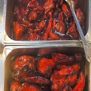 BBQ Pork&amp; BBQ Chicken
