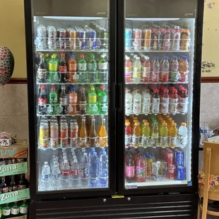 They also have Fountain drinks. Dr.pepper. Fanta. Sprite. Diet Coke. And Coca-Cola