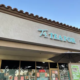 the front of the store