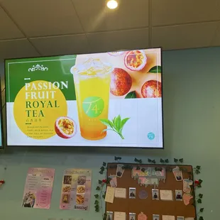 Passion Fruit Royal Tea Display