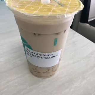 Milk Tea with Coconut Jelly