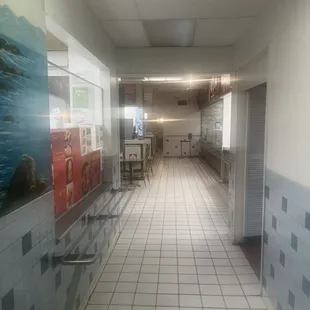 The back way to the International Food Court