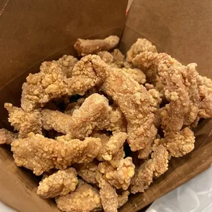 Basil Popcorn Chicken