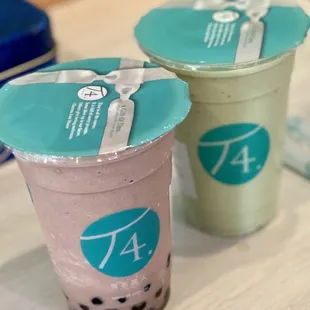 04.21.21 Chocolate Slush and Avocado Smoothie w/ boba