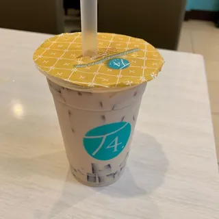 Milk Tea with Coffee Jelly