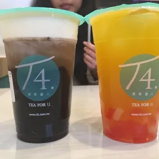 Oolong Tea Topped with Cream