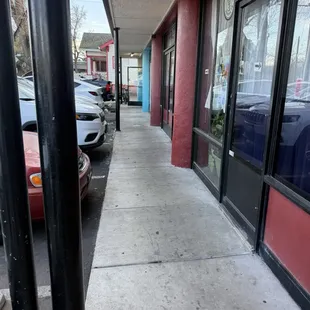 Outside
