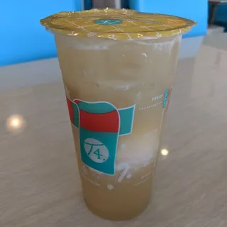 Green Tea with Mango Ice Cream