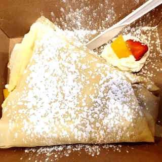 Mixed fruit crepe