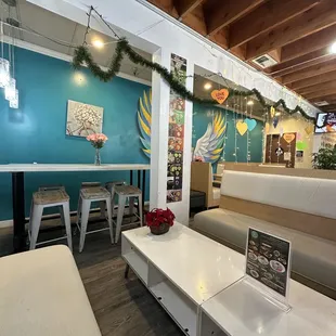 the interior of a restaurant