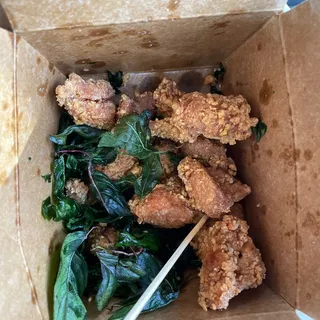 Basil Popcorn Chicken
