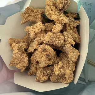 Popcorn chicken!