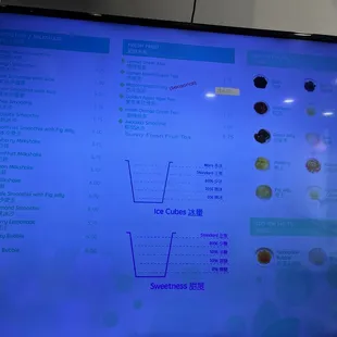 Menu as of June 1, 2024