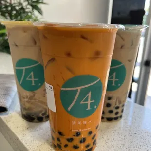 Thai Milk Tea &amp; Earl Grey Milk Tea