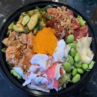 Salmon and Tuna Poke