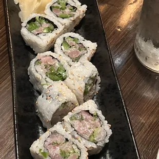 Tuna jalapeño signature roll