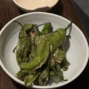 Shishito peppers