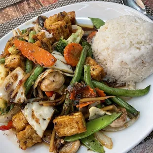 a plate of food