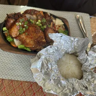 Gai Yang with sticky rice