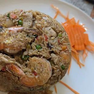 a plate of food