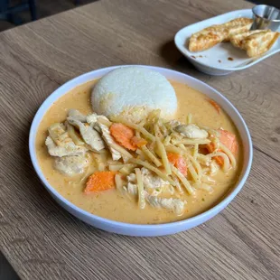 Red curry, no bell pepper