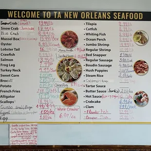 Seafood by the pound