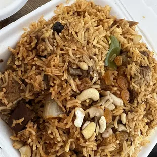 Goat biryani