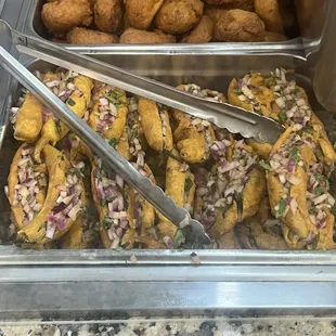 Stuffed and fried chilis!