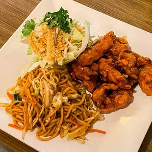 Lunch Special | Orange Chicken, Chow Mein, Salad | September 2024