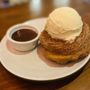 Churro dessert.