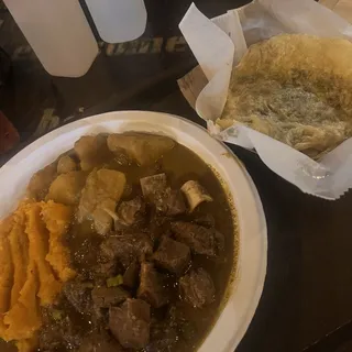 Bone-In Curry Goat Meal