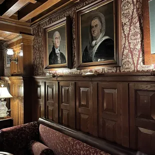 two portraits of men