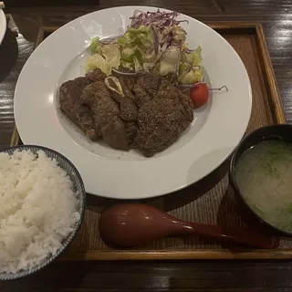 Grilled beef short ribs set