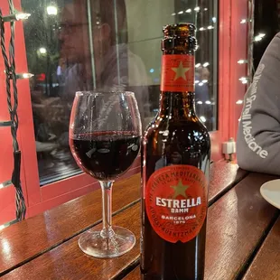 Wine and Estrella