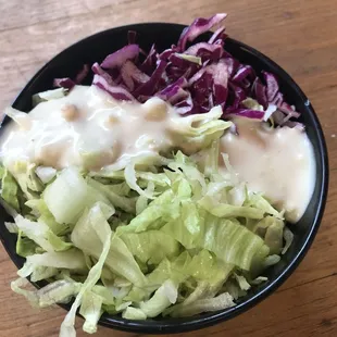 Red Cabbage &amp; Blue Cheese salad ($8)