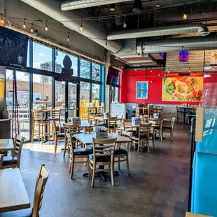 the interior of a restaurant