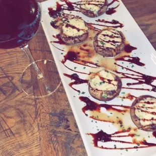 Stuffed mushrooms.