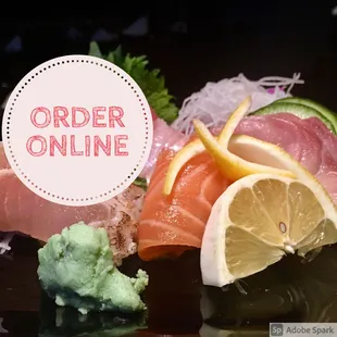 Assorted sashimi