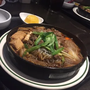 Sukiyaki lunch combo
