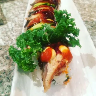 Dragon Sushi ! Lots of flavor!