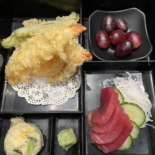 Tempura and Sashimi