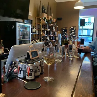 A voluptuous wine selection. Excellent service. Wonderful live music.