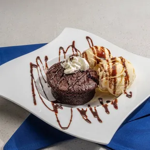 Heart-melting chocolate lava cake
