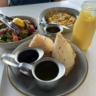 Mango lassi, Roasted Pappadum