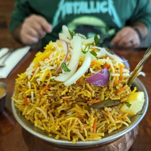 Avakai chicken biryani