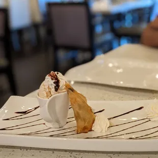 Chocolate samosa
