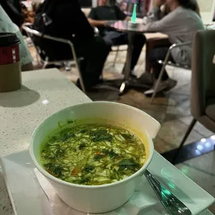 Lemon Coriander Soup